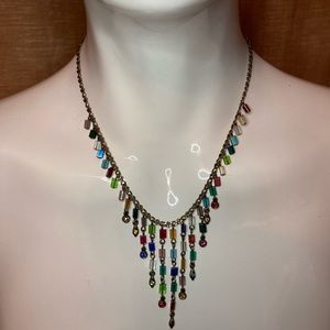 Sweet Romance USA Multi-colored Crystal Necklace